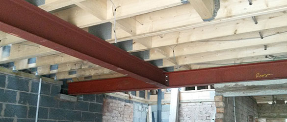 Steel roof supports